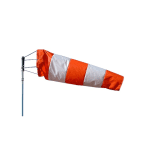 Aviation Windsock Orange & White