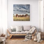 Canvas Wall Art - 1000 x 1000 - Elephants