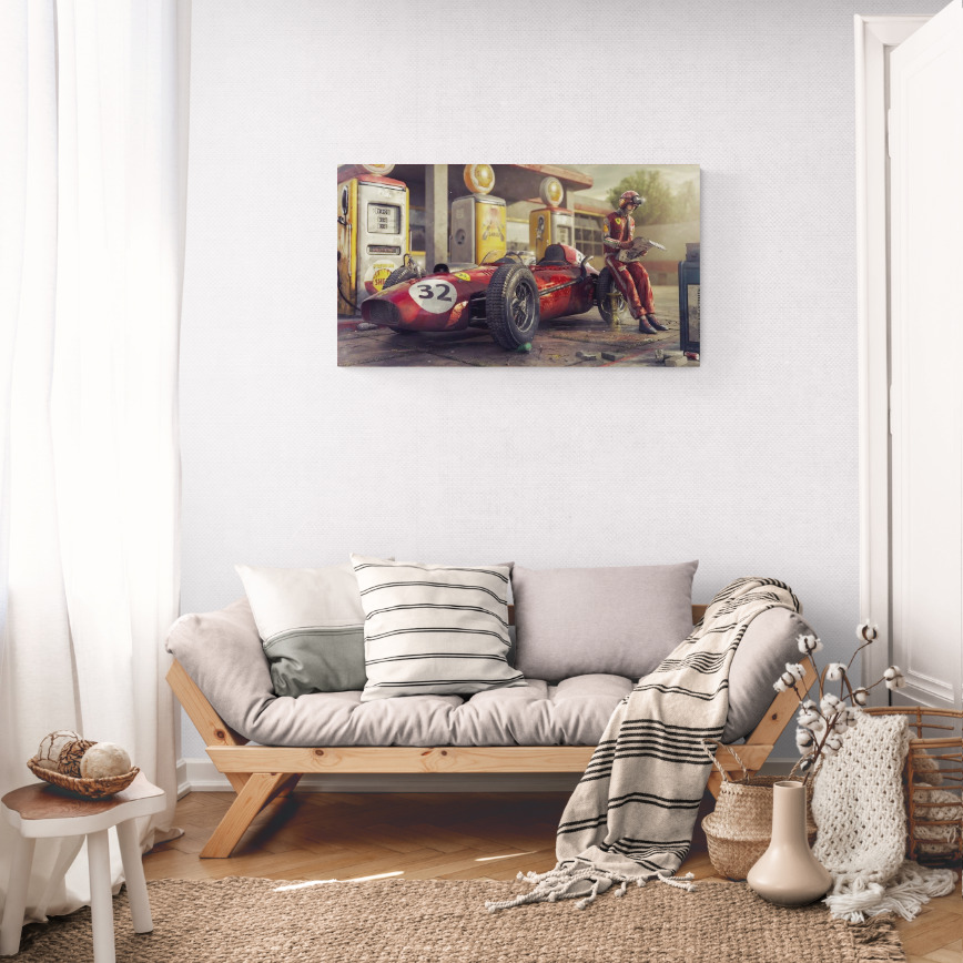 Canvas Wall Art - 1000 x 560 - Ferrari