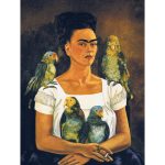 Canvas Wall Art - 750 x 1000 - Frida Kahlo Parrots