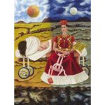 Canvas Wall Art - 730 x 1000 - Frida Kahlo Sun and Moon