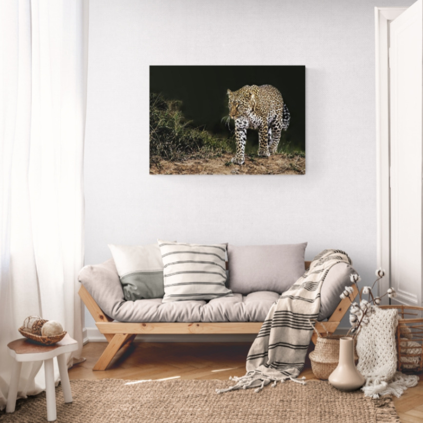 Canvas Wall Art - 1000 x 700 Leopard 2