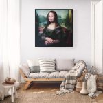 Canvas Wall Art - 1000 x 1000 - Mona Lisa