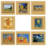 Placemats - Elegant - Van Gogh - Set of 8