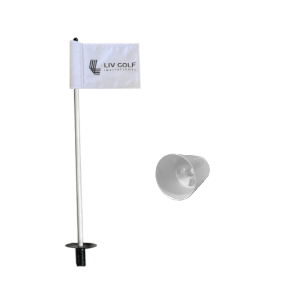 Tru-Strike Putting Green Pole, Cup & Majors LIV Golf