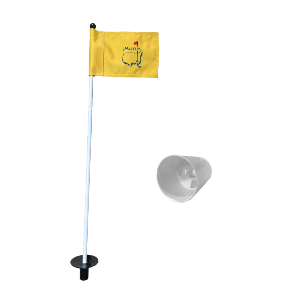 Tru-Strike Putting Green Pole, Cup & Majors Masters Flag