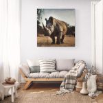 Canvas Wall Art - 1000 x 1000 - Rhino