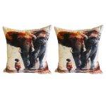 Elephant / African Child Scatter Cushions - Top Speed Solutions