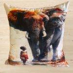 Elephant / African Child Scatter Cushions - Top Speed Solutions