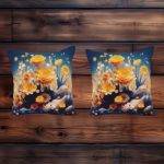 Floral Yellow Scatter Cushions - Top Speed Solutions