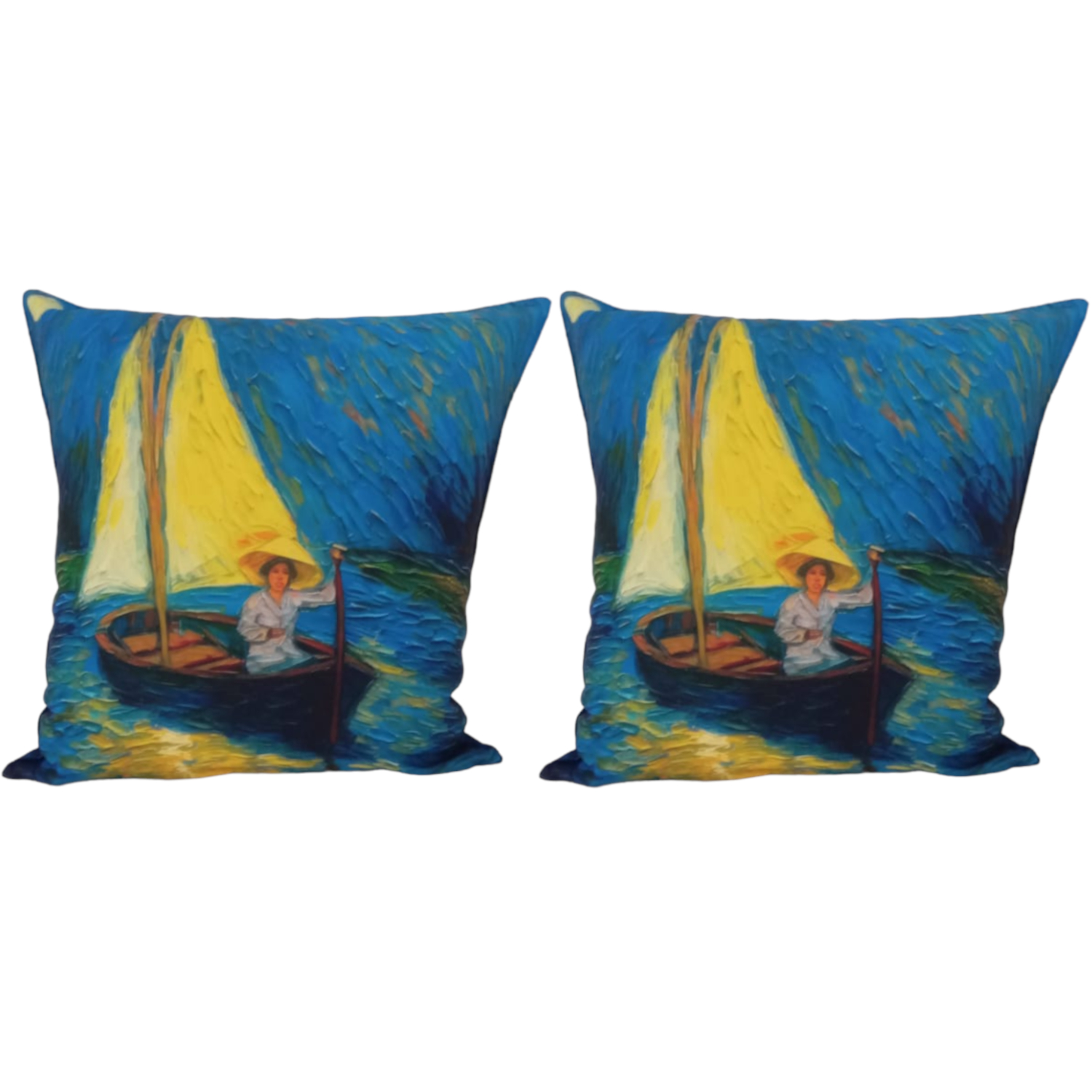 Boat Painting Scatter Cushions - Top Speed Solutions