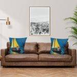 Boat Painting Scatter Cushions - Top Speed Solutions