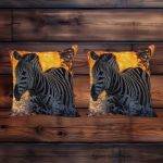 Zebra in Water Scatter Cushions - Top Speed Solutions