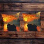 Boat Sunset Scatter Cushions - Top Speed Solutions